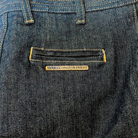 2005 Stella McCartney capri style pleated jeans, size 38 - Picture 6 of 9